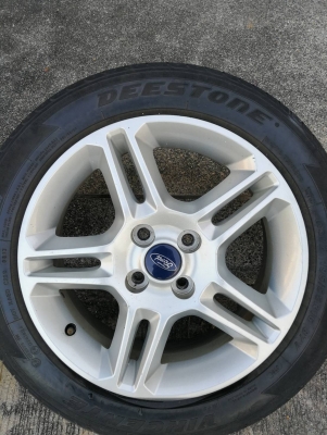 ขายล้อแม็ก ford fista ขอบ16 แม็กติดรถ ใช้ปกติ 3500บาท