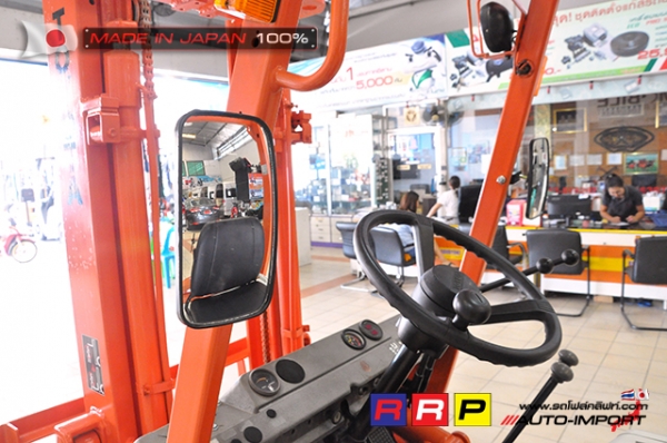 ขายรถโฟล์คลิฟท์มือสอง TOYOTA รุ่น 4FGL14-42943 นำเข้าจากประเทศญี่ปุ่น 100\% ไม่เคยใช้งานในไทย