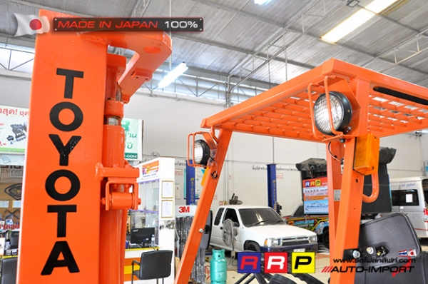 ขายรถโฟล์คลิฟท์มือสอง TOYOTA รุ่น 4FGL14-42943 นำเข้าจากประเทศญี่ปุ่น 100\% ไม่เคยใช้งานในไทย