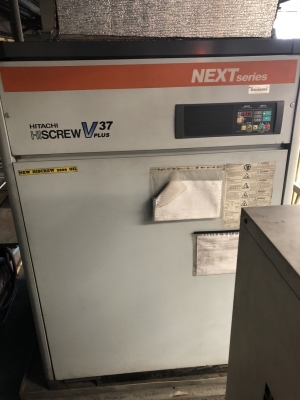 ปั้มลม Hitachi Osp 37V inverter 50 HP สวยพร้อมใช้