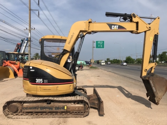 ขายรถขุด CAT 305SR (4,XXX ชั่วโมง) คอนโทรลสั้น ปั๊มนิ้ว นำเข้าเองจากญี่ปุ่น สภาพสวยพร้อมใช้ มีVDOการทำงานครับ