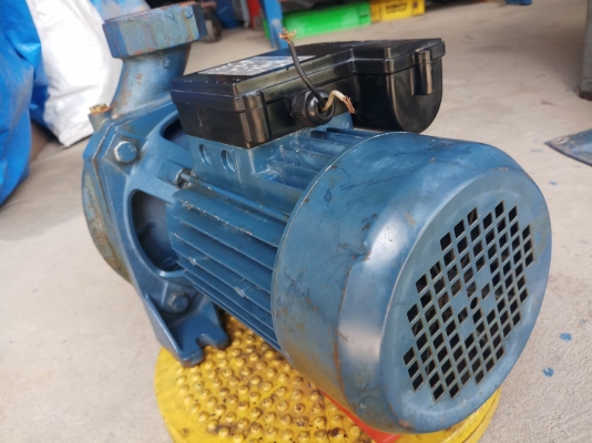 ปั๊มน้ำ ยี่ห้อ LUCKY PRO ขนาดมอเตอร์ 2 Hp ใช้ไฟ 220V ขนาดท่อน้ำเข้าออก 2 นิ้ว สภาพเดิมๆ