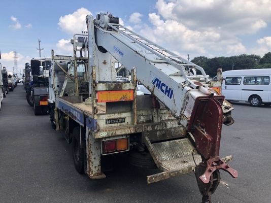 รถ Isuzu Rocky 195 แรง เลขเครื่อง 6HE พร้อมหัวเจาะสว่าน Aichi 706 รถ Isuzu Rocky 195 แรง เลขเครื่อง 6HE พร้อมหัวเจาะสว่าน Aichi 706
