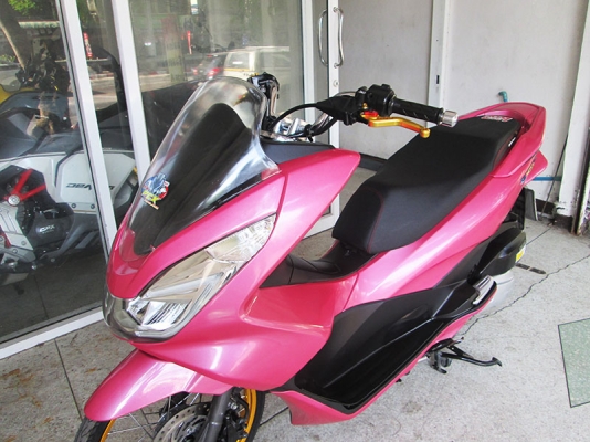 ขาย Honda PCX 150 ตัวไฟ LED ภาษีปี 63 แต่งสภาพสวย เครื่องดี สีสวย ใส่โช๊ค Yss