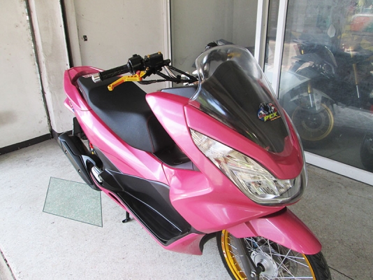 ขาย Honda PCX 150 ตัวไฟ LED ภาษีปี 63 แต่งสภาพสวย เครื่องดี สีสวย ใส่โช๊ค Yss