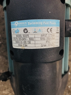 ขายชุดปั้มน้ำพร้อมถังกรองทรายสระว่ายน้ำมือสอง สภาพดี