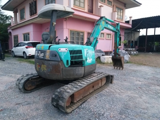 ขายรถแมคโค KOBELCO SK40SR แทรคยาง คอนโทรลสั้น ปั้มนิ้ว มีไปบ์ปิ้ง ติอต่อ 063-5628992