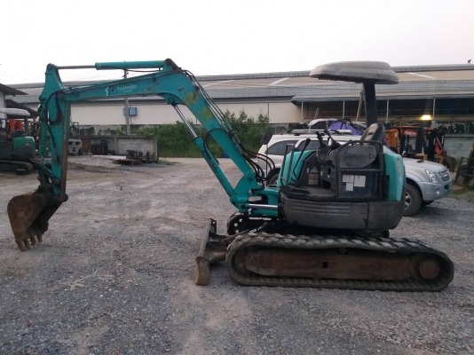 ขายรถแมคโค KOBELCO SK40SR แทรคยาง คอนโทรลสั้น ปั้มนิ้ว มีไปบ์ปิ้ง ติอต่อ 063-5628992