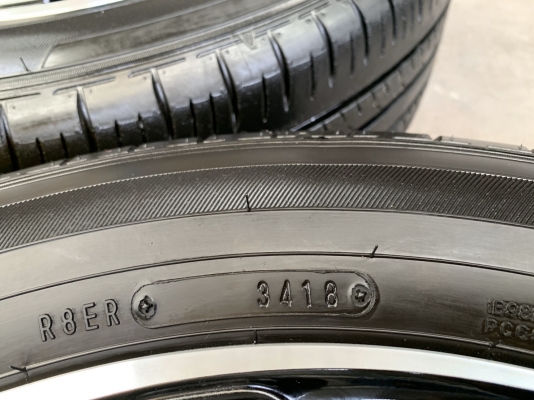 ล้อแม็ก 5รู114 Toyota CHR ขอบ 17 รุ่นใหม่ล่าสุด สีดำปัดเงา พร้อมยาง 215-60-17 Dunlop ปี 18 สภาพสวย