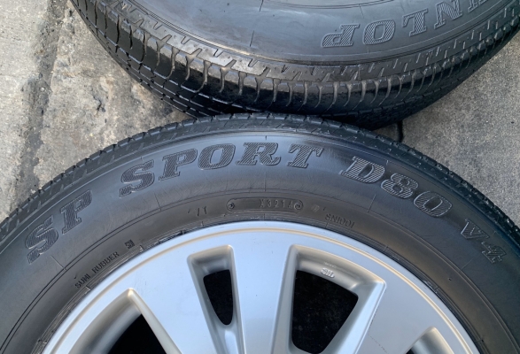 แม็ก 5รู114 TOYOTA INNOVA ขอบ 15 แถมยาง 205-65-15 Dunlop ปี 14
