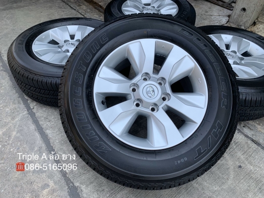 ล้อแม็กป้ายแดง Toyota Revo ขอบ 17 พร้อมยางป้ายแดง 265-65-17 Bridgestone ปลายปี 18 สวยกริ๊บๆ ล้อแม็กป้ายแดง Toyota Revo ขอบ 17 พร้อมยางป้ายแดง 265-65-17 Bridgestone ปลายปี 18 สวยกริ๊บๆ