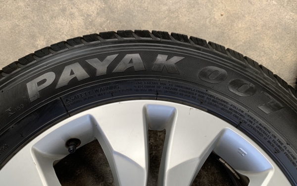 ล้อแม็ก 5รู114 Honda CRV G4 ขอบ 17 พร้อมยาง 225-65-17 Deestone ปลายปี 16