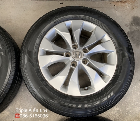 ล้อแม็ก 5รู114 Honda CRV G4 ขอบ 17 พร้อมยาง 225-65-17 Deestone ปลายปี 16