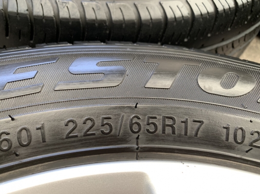ล้อแม็ก 5รู114 Honda CRV G4 ขอบ 17 พร้อมยาง 225-65-17 Deestone ปลายปี 16