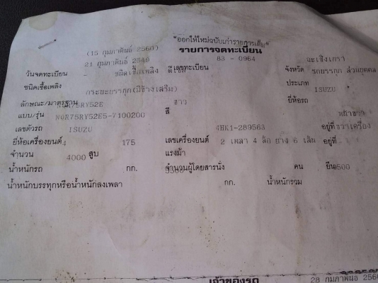 ขาย6ล้ออีซูซุNQR175แรง ยาว5.50M ปี49 คอกเหล็ก แชชซีสวยเครื่องเดิม เอกสารเล่มทะเบียนครบ