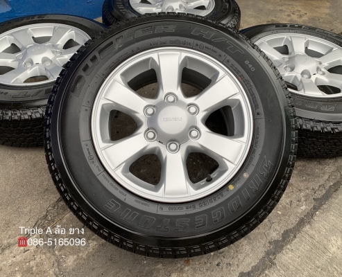 ล้อแม็กป้ายแดง ISUZU D-MAX Blue Power ขอบ 16 พร้อมยางป้ายแดง 205R16 Bridgestone ปี 19 สวยกริ๊บๆ ล้อแม็กป้ายแดง ISUZU D-MAX Blue Power ขอบ 16 พร้อมยางป้ายแดง 205R16 Bridgestone ปี 19 สวยกริ๊บๆ