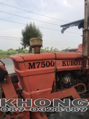 ขายด่วน รถไถคูโบต้า M7500 เครื่องดี ติดง่าย2เพลา อุปกรณ์ไม่มีโครงใบดันหน้าอย่างเดียวขายตามสภาพ เพียง