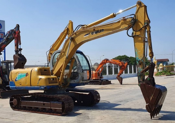 ขายด่วน600,000บาทหกแสนบาทถ้วนรถแบคโฮKOBELCO-SK100MARK5มาร์ไฟร์ระบบลายหัวกะแทกรถนอกเพิ่งนำเข้ามายังไม่เคยใช้งานในเมืองไทยเลยบูมอาร์มสวยช่วงล่างเต็มเอวเเน่นเครื่องดีปั้มดีไฟฟ้าครบซีเรียสสูงเร็วเเรงไม่โหลดเบามือรถสถาพเดิมๆดีพร้อมใช้เอกสารอินวอย โทรหาที่ 081-