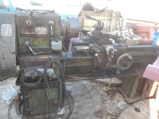 ขายเครื่องกลึงต้าชิง 4 ฟุต (ใช้ไฟบ้าน 220 ) พร้อมใช้งานราคา 38,000.-
