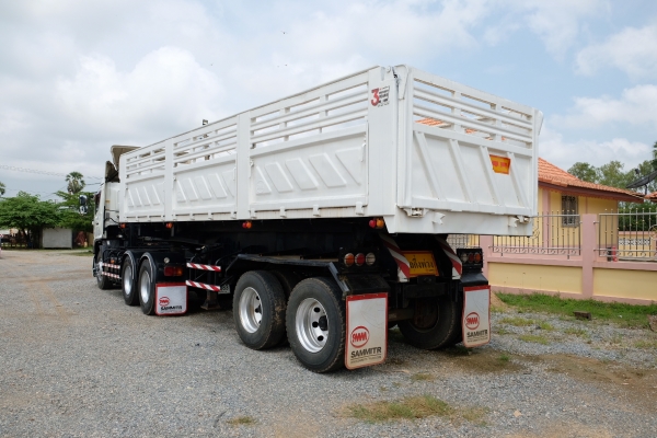 ขาย HINO MEGA FM1A 344 แรงม้า ปี 53 พร้อมหางเซมิดั้มสามมิตรปี 56 รถสวยพร้อมใช้งาน เอกสารพร้อมโอน พร้