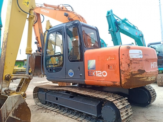 ขายจ้า..HITACHI EX120-5 เก่านอกแท้  เดิมๆๆ  มีลายแย๊ก ใช้งานมา 7,xxx ชั่วโมง  สภาพสวย พร้อมใช้ โทร 089-3818694 จ๊อย