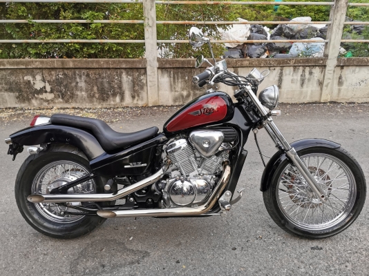 ขาย HONDA STEED400 เดิมๆ แต่งสวยๆ ใสๆ ท่อแต่ง แฮนด์แต่งโครเมี่ยมเงา อินวอยส์ สรรพสามิตร ราคา 58500 บ