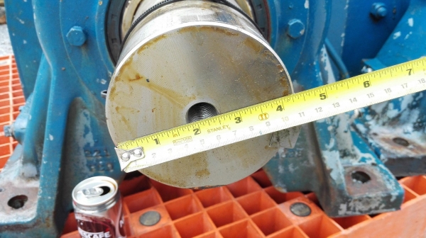 มอเตอร์เกียร์ทดญี่ปุ่น SUMITOMO JAPAN ขนาด 10 HP อัตราทด 1 : 195 (7 rpm) มีระบบเบรคในตัว ทดรอบช้าทอร