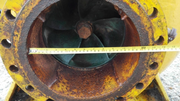 หัวปั้มน้ำหอยโข่งญี่ปุ่น TORISHIMA PUMP JAPAN ขนาดท่อ 12&rdquo;- 12&rdquo; H 60 FT ใช้กับมอเตอร์ 100 HP