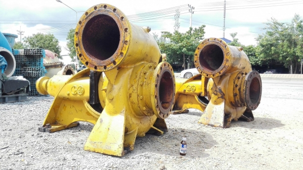 หัวปั้มน้ำหอยโข่งญี่ปุ่น TORISHIMA PUMP JAPAN ขนาดท่อ 12&rdquo;- 12&rdquo; H 60 FT ใช้กับมอเตอร์ 100 HP