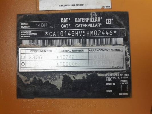 ขายรถเกรดCAT140H เป็นCATอเมริกา4,700,000 ราคานี้ยังไม่รวมภาษี7เปอร์เซ็นต์