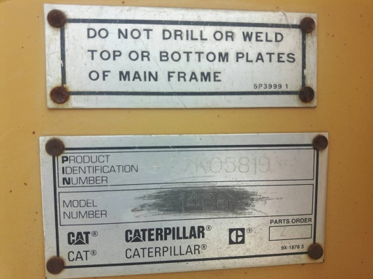 ขายนถเกรดCAT140H เป็นCATบราซิลเอกสารครบราคา 4,400,000ราคานี้ยังไม่รวมภาษี7เปอร์เซ็นต์