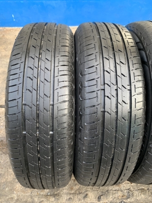 ล้อแม็ก 4รู100 Mitsu Mirage ขอบ 14 แถมยาง 165-65-14 Bridgestone ปี 15