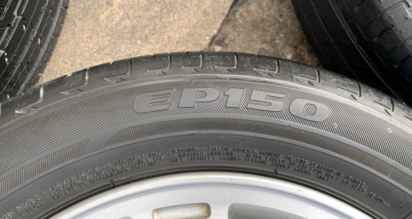 ล้อแม็ก 4รู100 Mitsu Mirage ขอบ 14 แถมยาง 165-65-14 Bridgestone ปี 15