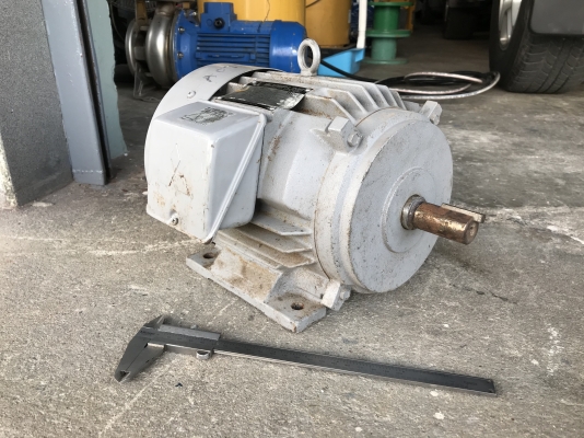 ขายมอเตอร์ไฟฟ้า Mitsubishi 2HP. 380V 6Pole 940rpm. **ของใหม่ไม่เคยใช้งาน**