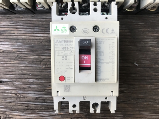 ขายเบรคเกอร์ไฟฟ้า 3เฟส Mitsubishi มีขนาด 80Amp. = 2ตัว / 63Amp. = 3ตัว / 50Amp. = 1ตัว สภาพสวยพร้อมใช้งาน เหมารวม 3,600 บาทพร้อมส่งครับ   ราคาแบ่ง 80Amp. ตัวละ 800 บาท , 63Amp. ตัวละ 630 บาท , 50Amp. ตัวละ 500 บาทครับ