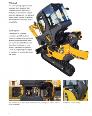KOMATSU PC30MR-3 ชั่วโมง2,8xx / มีทะเบียน / PM4,000 / มีบุ้งกี๋2ใบ สนใจติดต่อผึ้ง 095-0563605