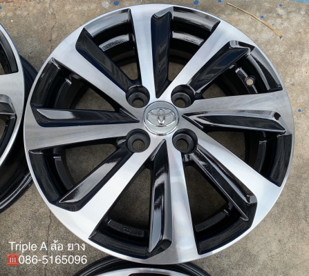 ล้อแม็ก Toyota Vios 8 ก้าน ขอบ 15 สีดำปัดหน้าเงา สวยกริ๊บๆ ล้อแม็ก Toyota Vios 8 ก้าน ขอบ 15 สีดำปัดหน้าเงา สวยกริ๊บๆ
