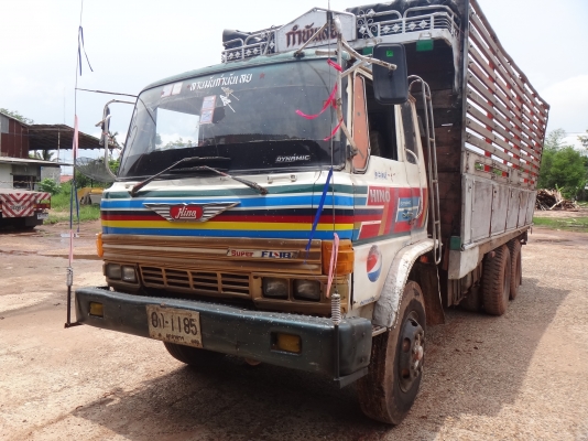 ขายด่วน  รถสิบล้อเพลาเดียว  HINO  FL 18  กระบะไม้  พร้อมใช้งาน