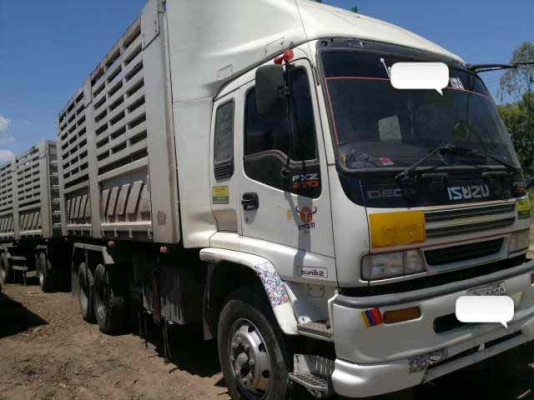 ขายรถ 10 ล้อดัมพ์แม่-ลูก ISUZU DECA 270 EURO 2 ปี 2549 ลูกพ่วงดัมพ์ 2 คาน ราคา 2500000