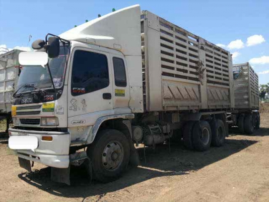 ขายรถ 10 ล้อดัมพ์แม่-ลูก ISUZU DECA 270 EURO 2 ปี 2549 ลูกพ่วงดัมพ์ 2 คาน ราคา 2500000