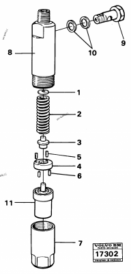 Spare part VOE 4881572 Nozzle (Volvo) Spare part VOE 4881572 Nozzle (Volvo)
