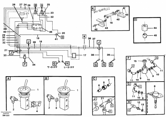 Spare part VOE 6626877 Fitting (Volvo)  SER NO - 4655SER NO - 60007, SER NO 1035 -SER NO 60001 - USA, SER NO - 4229