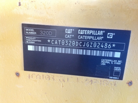 ขายรถขุด CAT320D ราคา 2,650,000 บาท