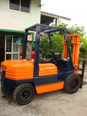 ขายรถโฟล์คลิฟท์ TOYOTA 5FD30 (สภาพดี พร้อมใช้งาน) เครื่องยนต์ดีเซล เกียร์ธรรมด งา 1,070 มม. เสา 3 เมตร ยางตันใหม่ 4 เส้น ขายรถโฟล์คลิฟท์ TOYOTA 5FD30 (สภาพดี พร้อมใช้งาน) เครื่องยนต์ดีเซล เกียร์ธรรมด งา 1,070 มม. เสา 3 เมตร ยางตันใหม่ 4 เส้น