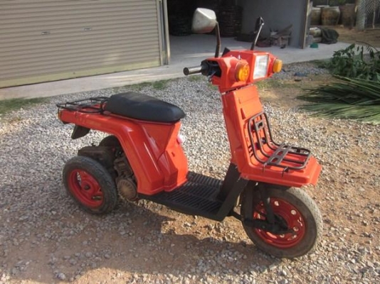 ขาย รถ ป๊อป สาม ล้อ Honda Gyro-x 50 ccx เครื่องดี สีใหม่ ไฟติด แตดัง สตาร์ตมือ