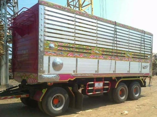 ISUZU DECA FXZ 360 HP EURO3 ปี 55 รถพ่วงแม่+ลูก กระบะดั๊มพ์มิเนียมคอกสูงเกษตรของอู่สมศักดิ์ชลบุรี สวยจัดทั้งแม่ทั้งลูก ลูก 3 คานดั๊มพ์ความยาว 7 เมตร เครื่องดีภายในสวยเหมือนรถใหม่ ช่วงล่างแน่นยางสภาพดี 80\% พร้อมใช้งาน รา