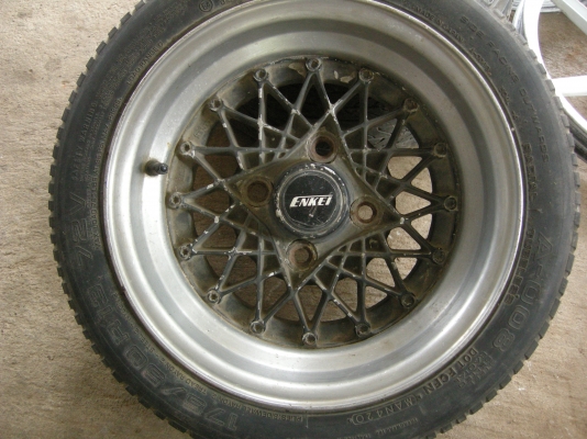 ขายล้อ ENKEI 13" รู110 มีแค่ 2  วง 3500