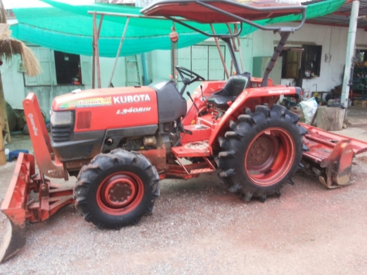 ปัญญาแทรคเตอร์มาแล้ว...จัดมาให้ครับ คูโบต้า L3408 DI พร้อมใบมีด โรตาลี่ตราช้าง สภาพเดิมๆ เล่มทะเบียนพร้อมครับ