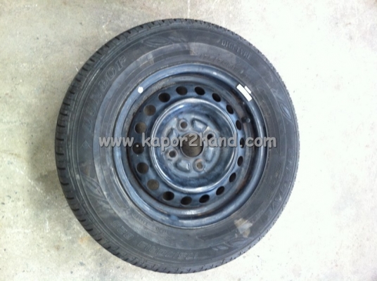 ขายกะทะพร้อมยางขอบ13 4รู100 1 คู่