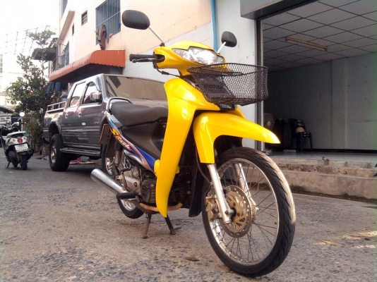 ขออนุญาติขาย Suzuki Smash 110 cc. ดิสเบรคหน้า สีเหลืองดำ
